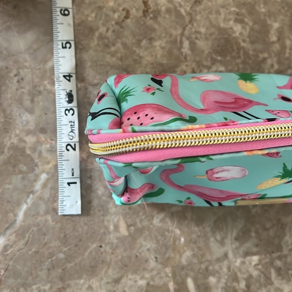 Kestrel Flamingo Print Cosmetic Bag - Picture 5 of 7